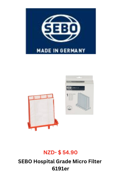 Sebo K Series Inlet Filter Hospital Grade