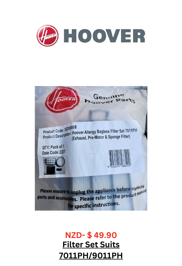 Filer Set Hoover Allergy bagless/ Hoover Regal Bagless/ Sauber Allergy Bagless vacuum cleaner