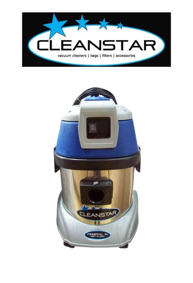 Cleanstar 15L S/Steel Wet & Dry