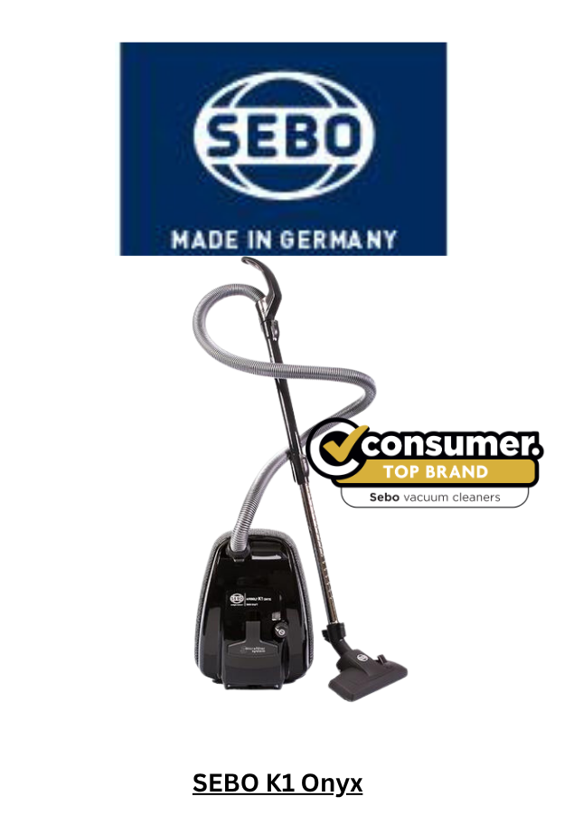 Sebo K1 Onyx Vacuum Cleaner