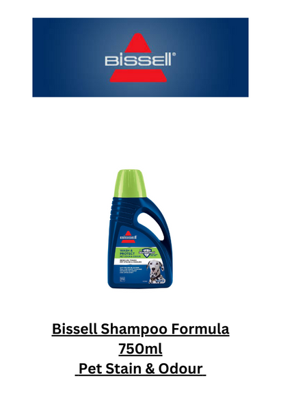 Bissell Shampoo 2x Formula Pet Stain & Odour 750ml