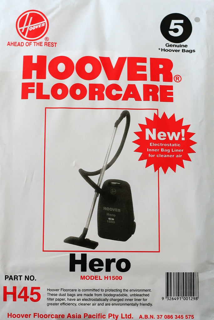 Hoover H45 Hero H1500 Bags