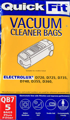 Bags for Electrolux D720, D725, D735,D740,D355,D360